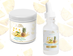 EXCLUSIVE PINEAPPLE SPLASH SET 8OZ + 1OZ BODY OIL - READ DESCRIPTION IN FULL (Copy)