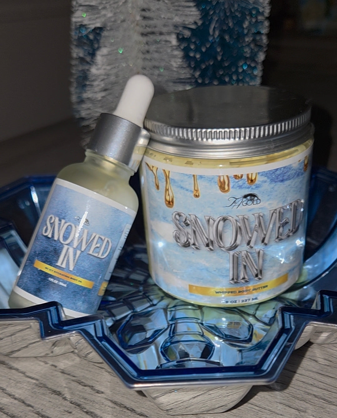 SNOWED IN GLOW + BUTTER SET 8OZ